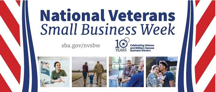 National Veterans Small Business Week Banner 2023