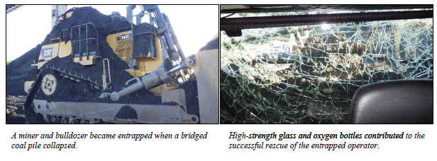 MSHA near miss dozer alert