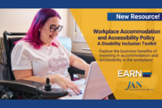 New resource! Workplace Accommodation and Accessibility Policy: A Disability Inclusion Toolkit. 