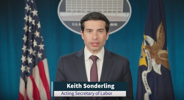 DOL Acting Secretary Keith Sonderling NAW 2026 Video Still