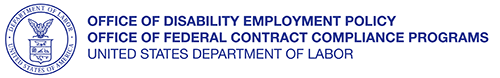 Office of Disability Employment Policy, Office of Federal Contract Compliance Programs, United States Department of Labor, DOL Seal