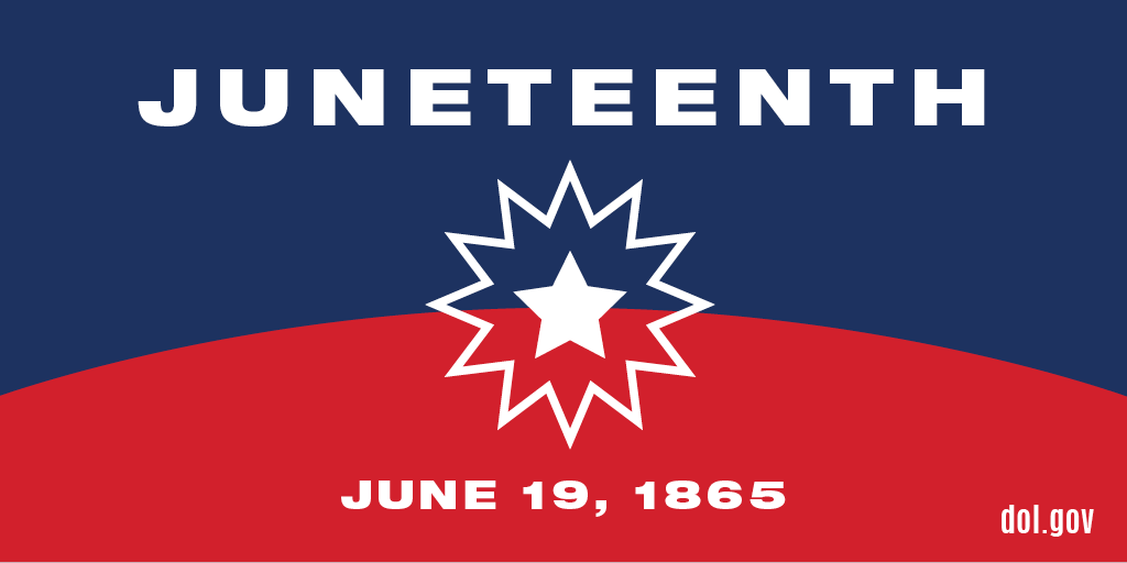 Juneteenth DOL graphic