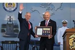 Admiral Buzby Honors Mattis Family Legacy of Service