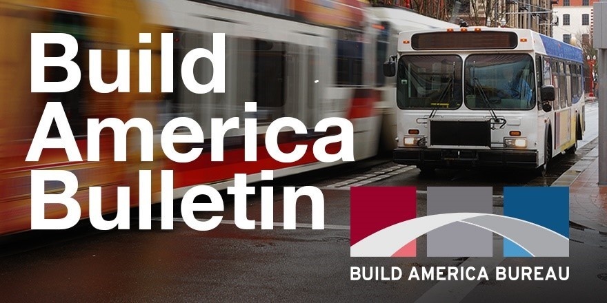 Build America Bulletin banner