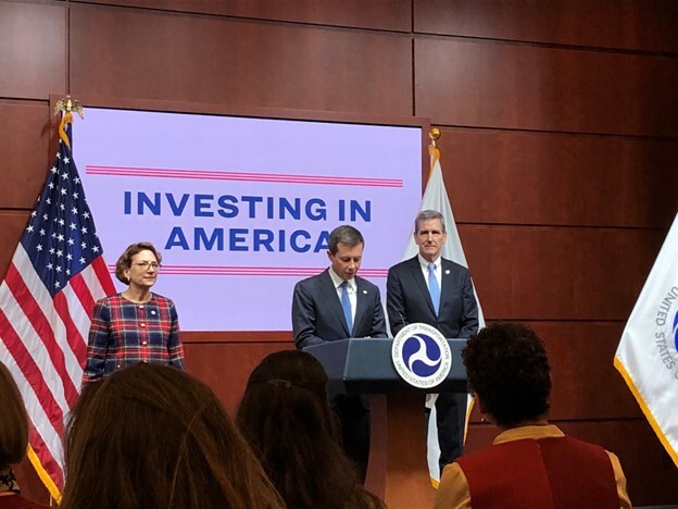 Deputy Secretary Trottenberg, Secretary Buttigieg and FAA Administrator Whitaker