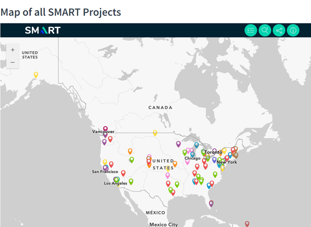 SMART Grants Map