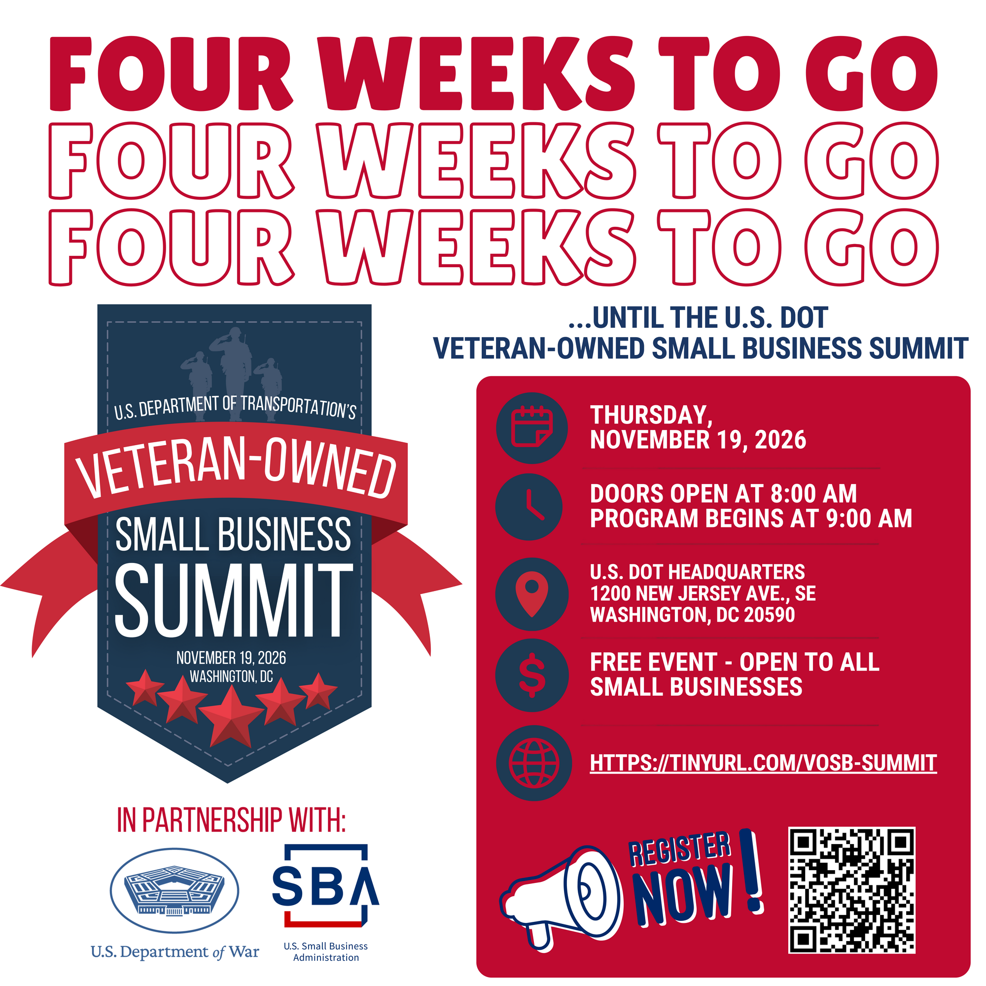 Four Weeks to go_VOSB