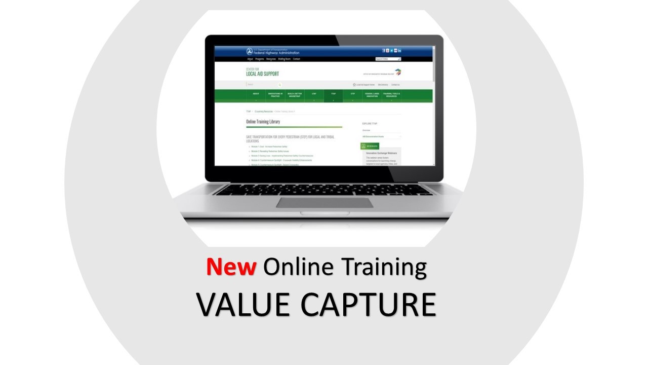 NEW Online Training      Value Capture