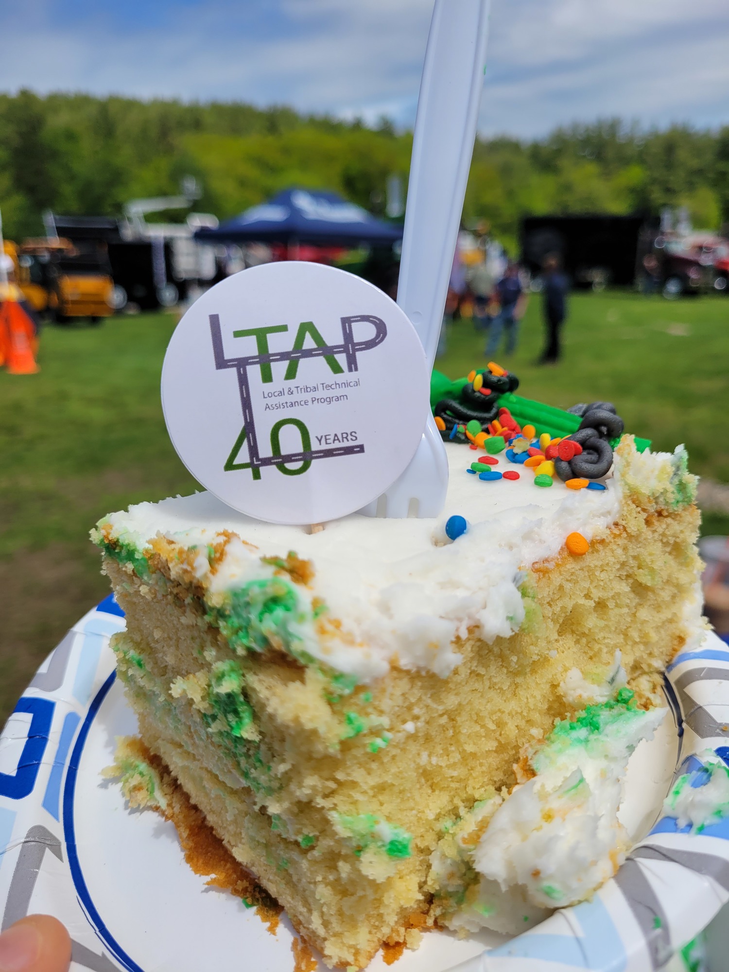 Piece of cake celebrating 40 Years and Counting of service from the Local and Tribal Technical Assistance Programs (LTAP/TTAP)
