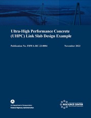 Cover page for UHPC Link Slab Design Example Report