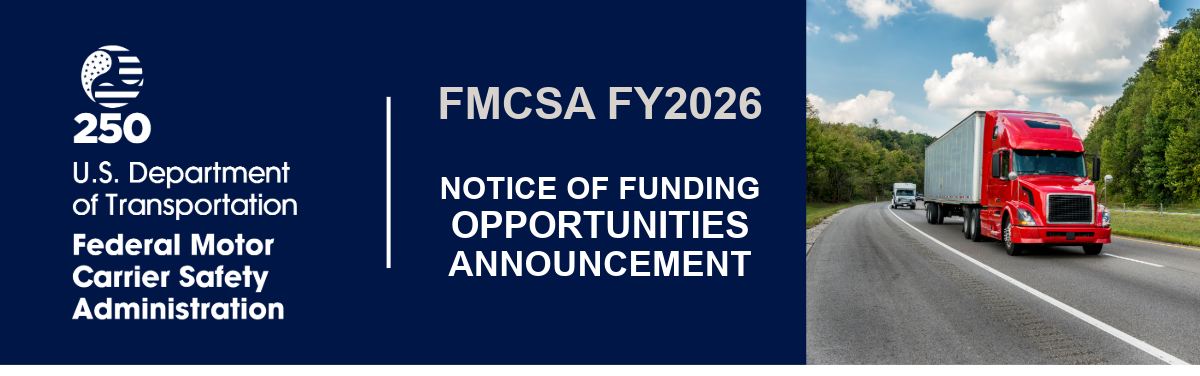 Notice of Funding Opportunities Announcement Banner