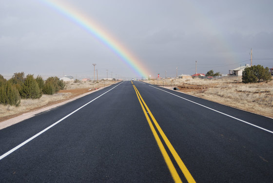 Paving project bundled by the Pueblo of Acoma Tribe in New Mexico