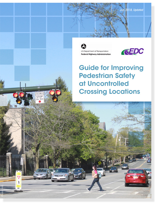 Cover image of Guide for Improving Pedestrian Safety at Uncontrolled Crossing Locations