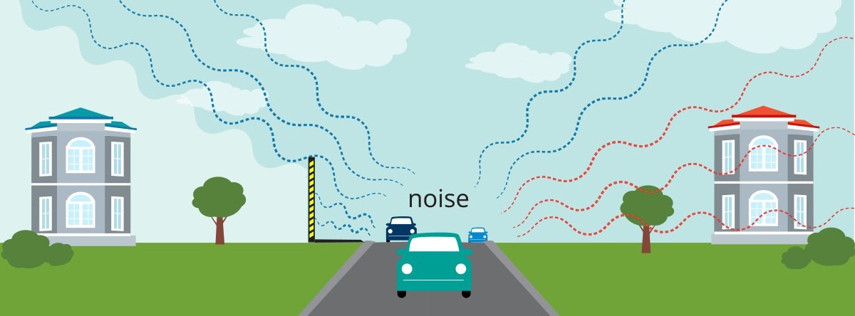 Road noise with abatment image