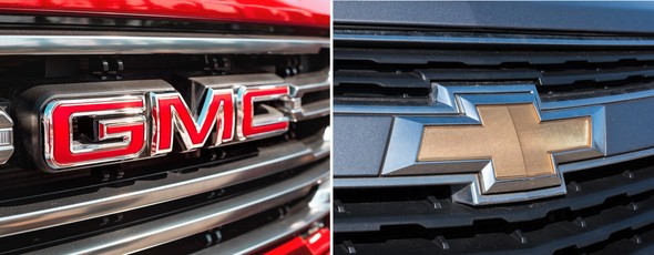 GM and Chevrolet logos