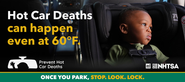 Prevent hot car death billbaord