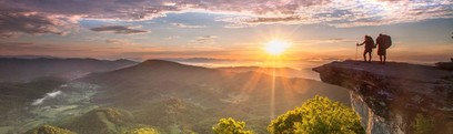 View from trail on Appalachian Trail. 