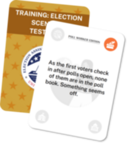 Election Scenario Test Deck Poll Worker Edition Card Mockup
