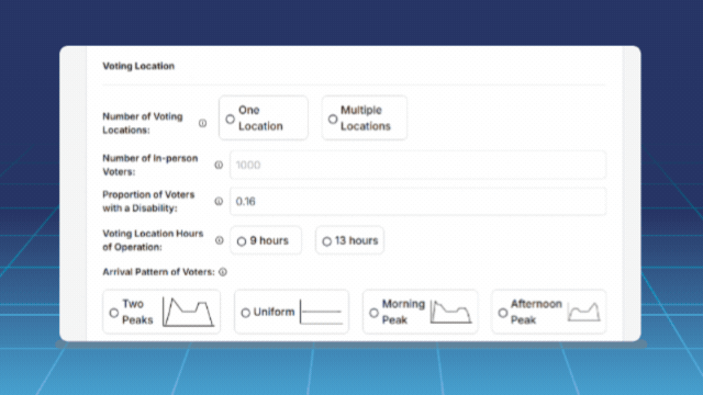 Demonstration of EAC Voting Location Resource Calculator