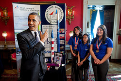 President at the Science Fair 