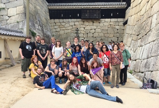 Joliet Junior College students participate in a study abroad trip to Japan supported by UISFL grant funding