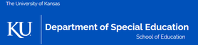 University of Kansas Department of Special Education logo
