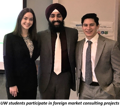 UW students participate in foreign market consulting projects