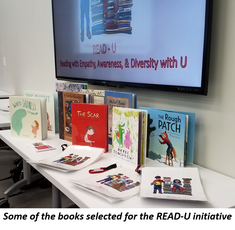 Some of the books selected for the READ-U initiative