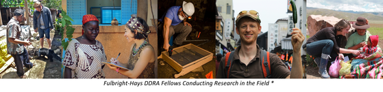 Fulbright-Hays DDRA Fellows Conducting Research in the Field
