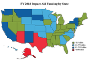 Impact Aid Map Funding by State