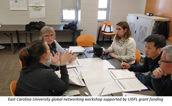 East Carolina University global networking workshop supported by UISFL grant funding