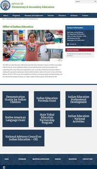 Office of Indian Education webpage