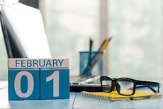 February 1 Calendar Image