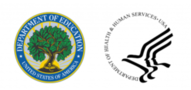 Logos for the Department of Education and HHS 