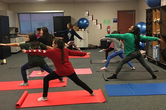 Multiple after school clubs at May Ranch Elementary School provide opportunities for movement and exercise.