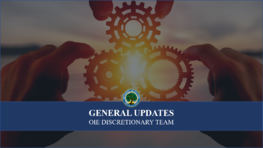 OIE General Updates Discretionary Team graphic