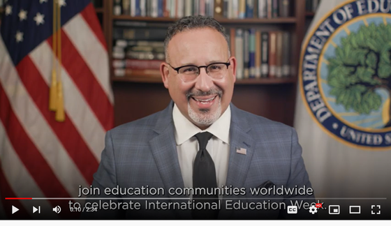 IEW 2021 Video Message from Secretary of Education Miguel Cardona