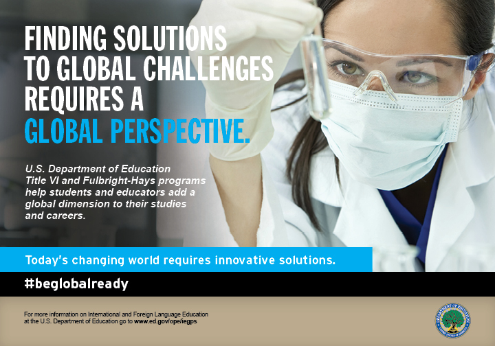 Be Global Ready promo image - title vi and fulbright-hays
