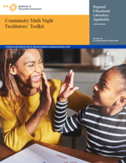 Community Math Night Facilitator Toolkit Coverpage