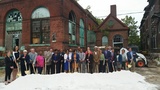 EDA Assistant Secretary Jay Williams and EDR Alma Plummer participate in the groundbreaking of The Baltimore Food Hub on September 20, 2016.