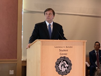 Assistant Secretary Fleming announcing $7.4 million in EDA grants in California