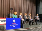 Assistant Secretary Fleming speaks on the Opportunity Now Summit Panel alongside White House Opportunity and Revitalization Council