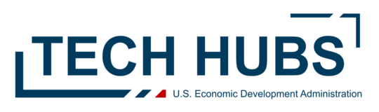 Tech Hubs Logo_Blue Horizontal