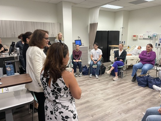 Castillo tours SDSU Brawley Campus 