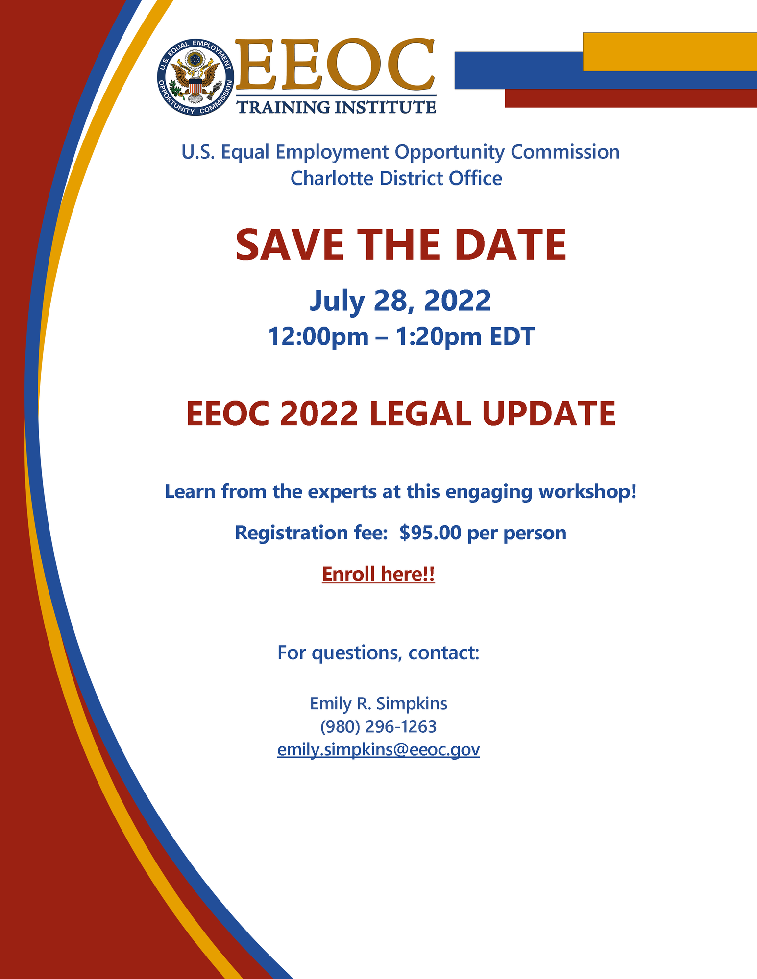 EEOC Workshop: EEOC 2022 Legal Update