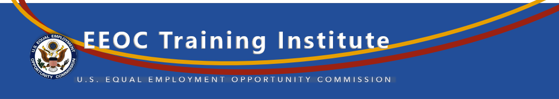 EEOC Training Institute Banner