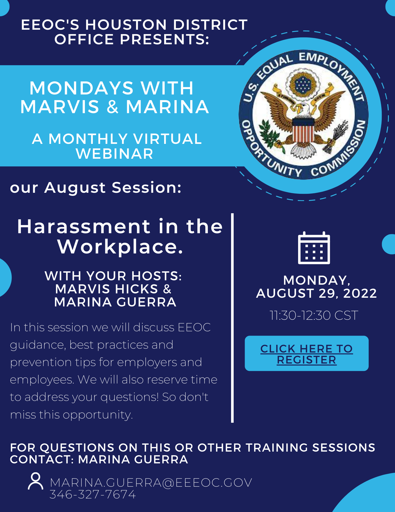 Free EEOC Training Opportunity!