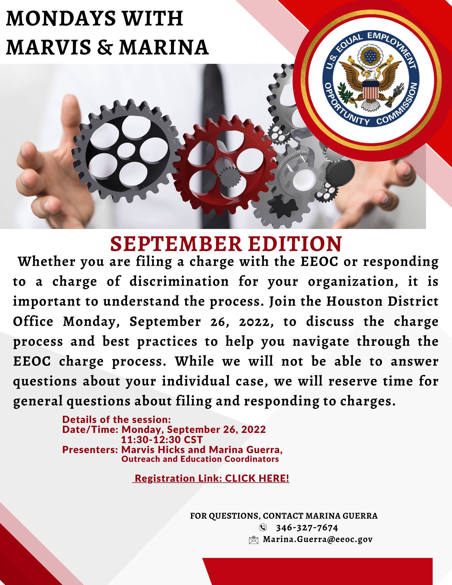 September Webinar Flyer