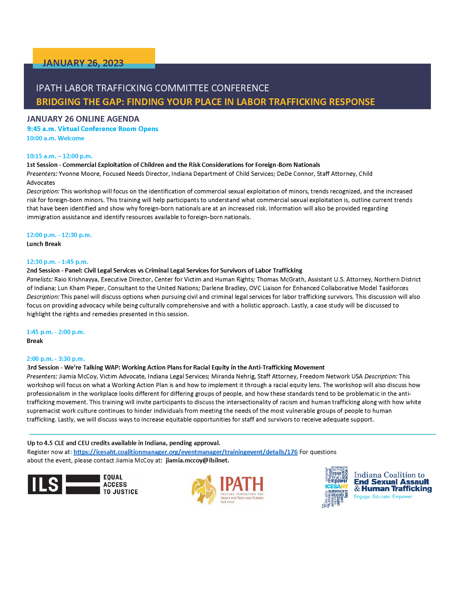 IPATH Labor Trafficking Committee Conference