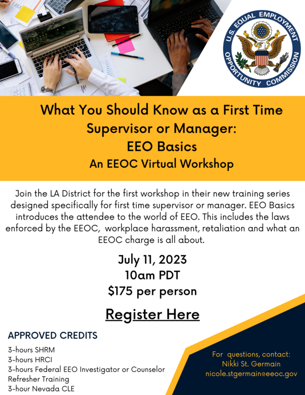 EEOC Intro to Basic Flyer  